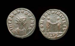Probus, Antoninianus, Concordia, Siscia mint, Superb!